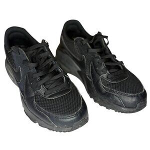 Nike Air Max Excess Womens Mens Black Grey Mesh Lace-Up Cushion Sneakers Size 7